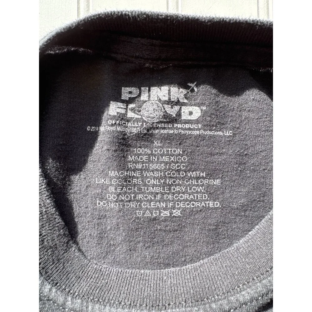 Pink Floyd Mens Graphic TShirt Black XL Short Sleeve Album Art Band Tee Classic_4
